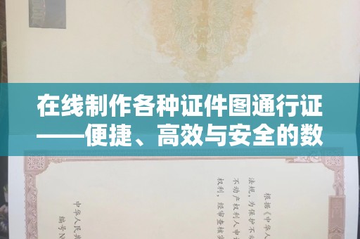 南昌在线制作各种证件图通行证——便捷、高效与安全的数字解决方案